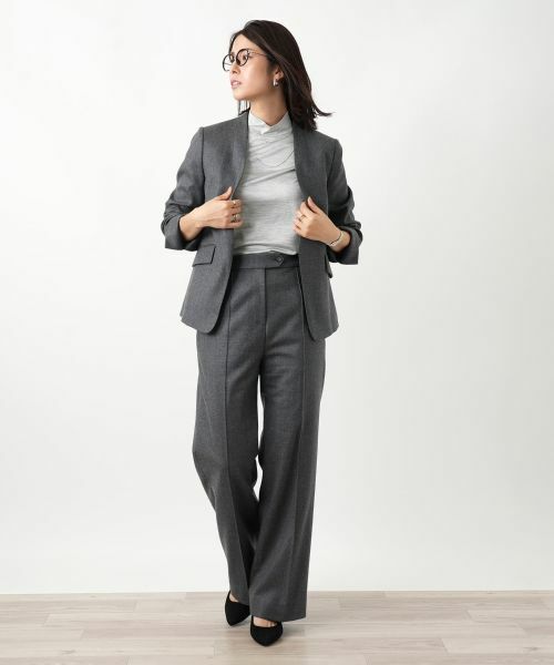 Leilian / レリアン テーラードジャケット | ノーカラージャケット | 詳細2