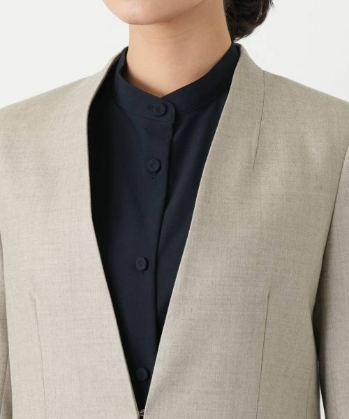 Leilian / レリアン テーラードジャケット | ノーカラージャケット | 詳細20