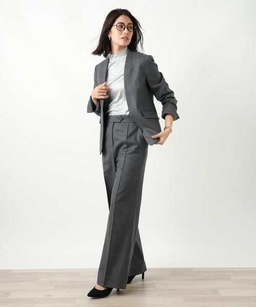 Leilian / レリアン テーラードジャケット | ノーカラージャケット | 詳細4