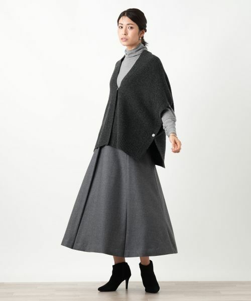 Leilian / レリアン ミニ・ひざ丈スカート | タックフレアスカート | 詳細11