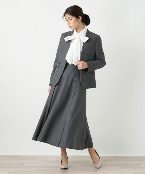 Leilian / レリアン ミニ・ひざ丈スカート | タックフレアスカート | 詳細14