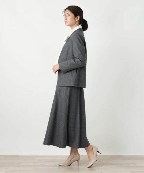 Leilian / レリアン ミニ・ひざ丈スカート | タックフレアスカート | 詳細15