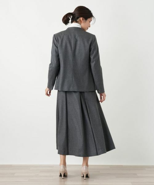 Leilian / レリアン ミニ・ひざ丈スカート | タックフレアスカート | 詳細16