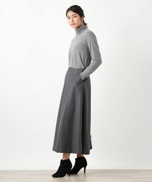 Leilian / レリアン ミニ・ひざ丈スカート | タックフレアスカート | 詳細8