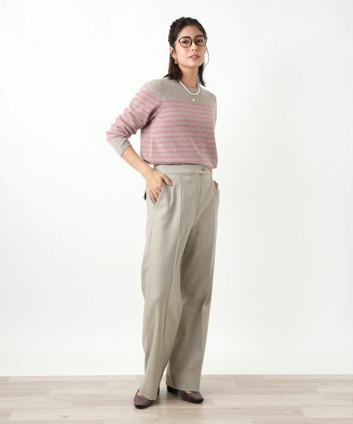 Leilian / レリアン その他パンツ | センタープレスパンツ | 詳細24