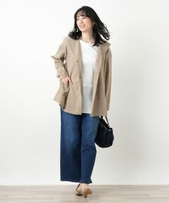 Leilian / レリアン デニムパンツ | ワイドデニムパンツ【L JEANS】