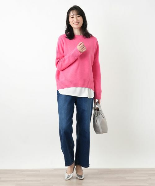 Leilian / レリアン デニムパンツ | ワイドデニムパンツ【L JEANS】 | 詳細11