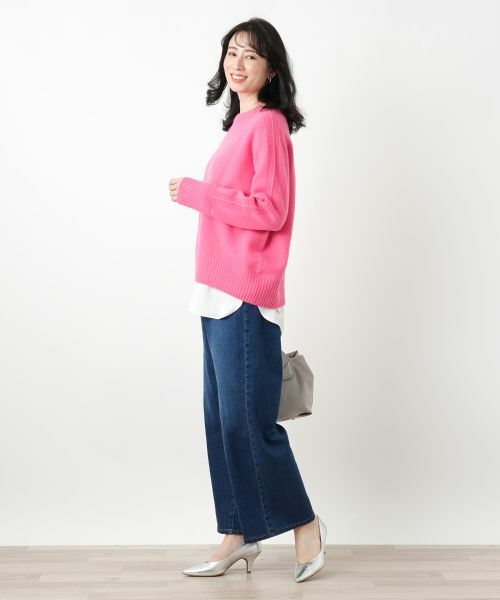 Leilian / レリアン デニムパンツ | ワイドデニムパンツ【L JEANS】 | 詳細12