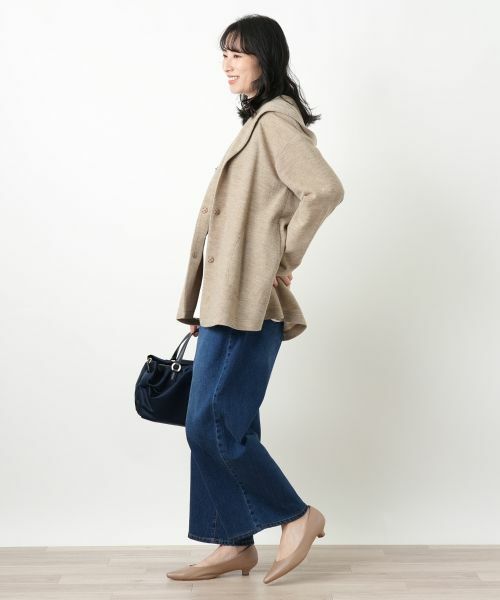 Leilian / レリアン デニムパンツ | ワイドデニムパンツ【L JEANS】 | 詳細2