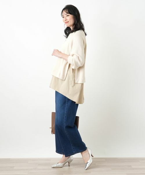 Leilian / レリアン デニムパンツ | ワイドデニムパンツ【L JEANS】 | 詳細3