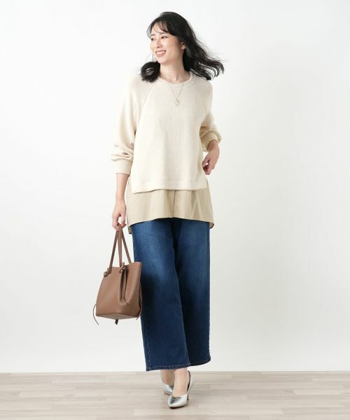 Leilian / レリアン デニムパンツ | ワイドデニムパンツ【L JEANS】 | 詳細5