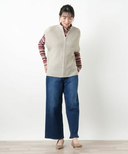 Leilian / レリアン デニムパンツ | ワイドデニムパンツ【L JEANS】 | 詳細9