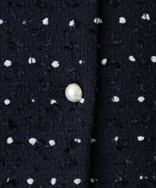 Leilian / レリアン テーラードジャケット | ドットツイードジャケット【セレモニー】【Leilian WHITE LABEL】 | 詳細24