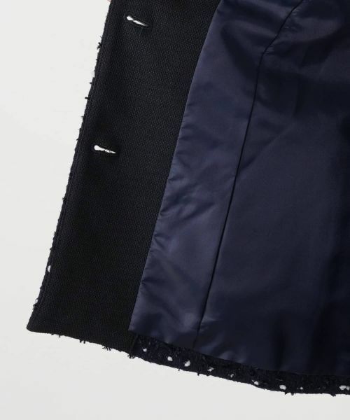 Leilian / レリアン テーラードジャケット | ドットツイードジャケット【セレモニー】【Leilian WHITE LABEL】 | 詳細25