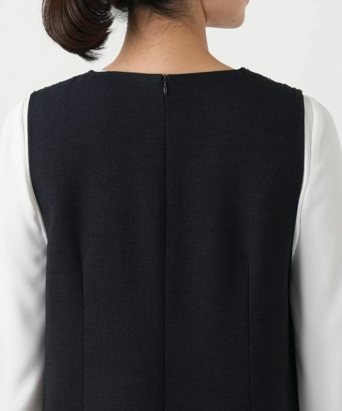 Leilian / レリアン ロング・マキシ丈ワンピース | ドットツイードジャンパースカート【セレモニー】【Leilian WHITE LABEL】 | 詳細27