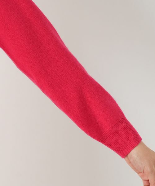 Leilian / レリアン ニット・セーター | カシミヤ混ケーブルハイネックニット【Leilian WHITE LABEL】 | 詳細15