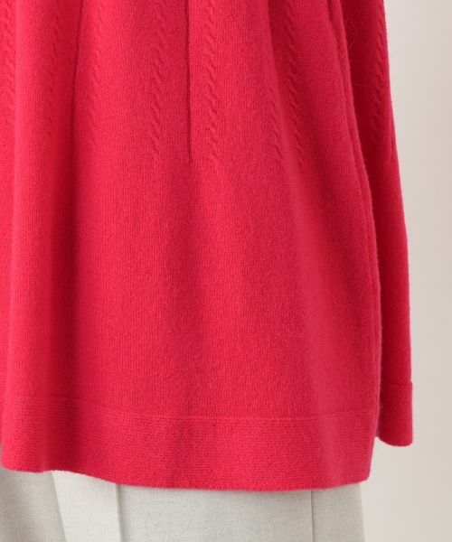 Leilian / レリアン ニット・セーター | カシミヤ混ケーブルハイネックニット【Leilian WHITE LABEL】 | 詳細16