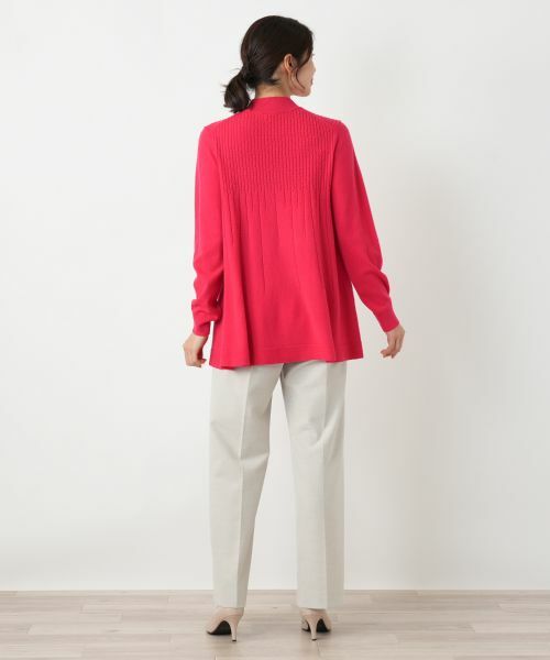 Leilian / レリアン ニット・セーター | カシミヤ混ケーブルハイネックニット【Leilian WHITE LABEL】 | 詳細9