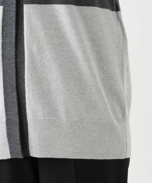 Leilian / レリアン カーディガン・ボレロ | カラーブロックVネックカーディガン【Leilian WHITE LABEL】 | 詳細16