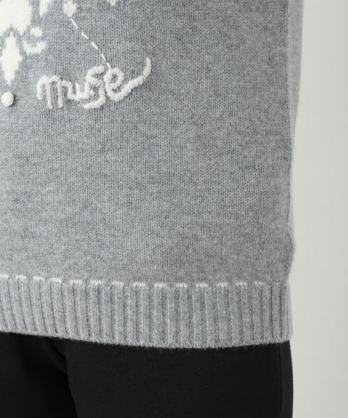 Leilian / レリアン テーラードジャケット | 雪柄ニットベスト【MUSE BY ROCHAS Premiere】 | 詳細10
