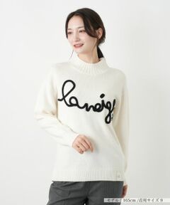 Leilian / レリアン ニット・セーター | ハイネックロゴニット【MUSE BY ROCHAS Premiere】