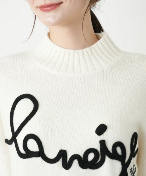 Leilian / レリアン ニット・セーター | ハイネックロゴニット【MUSE BY ROCHAS Premiere】 | 詳細10