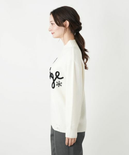 Leilian / レリアン ニット・セーター | ハイネックロゴニット【MUSE BY ROCHAS Premiere】 | 詳細8