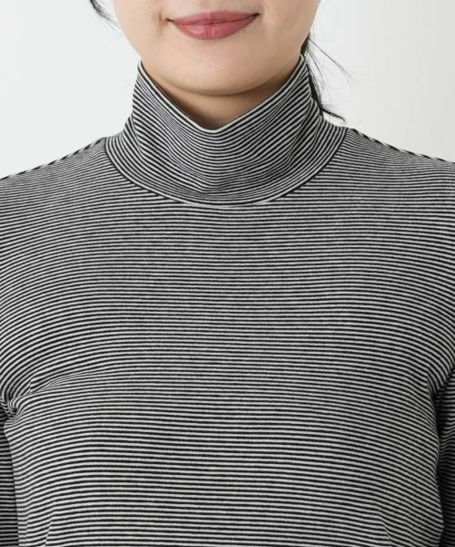 Leilian / レリアン カットソー | ボーダーハイネックカットソー【MUSE BY ROCHAS Premiere】 | 詳細13