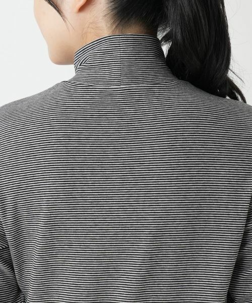 Leilian / レリアン カットソー | ボーダーハイネックカットソー【MUSE BY ROCHAS Premiere】 | 詳細14