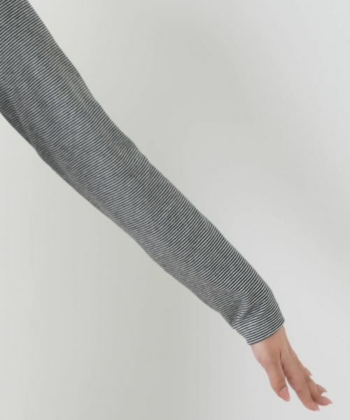 Leilian / レリアン カットソー | ボーダーハイネックカットソー【MUSE BY ROCHAS Premiere】 | 詳細15