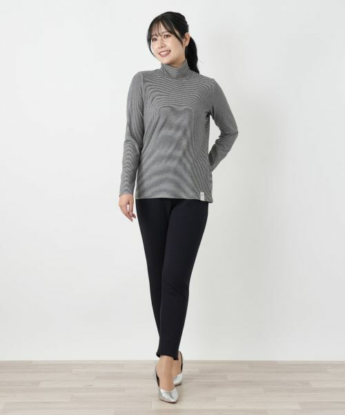 Leilian / レリアン カットソー | ボーダーハイネックカットソー【MUSE BY ROCHAS Premiere】 | 詳細7