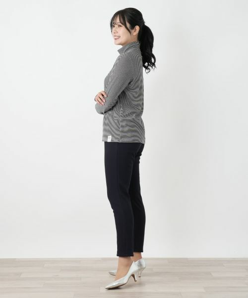 Leilian / レリアン カットソー | ボーダーハイネックカットソー【MUSE BY ROCHAS Premiere】 | 詳細8