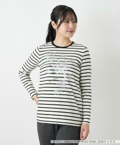 Leilian / レリアン カットソー | ボーダーカットソー【MUSE BY ROCHAS Premiere】