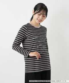 Leilian / レリアン カットソー | ボーダーカットソー【MUSE BY ROCHAS Premiere】