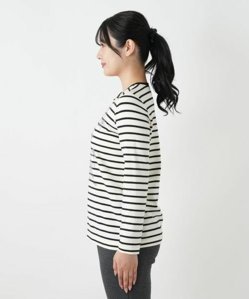 Leilian / レリアン カットソー | ボーダーカットソー【MUSE BY ROCHAS Premiere】 | 詳細11