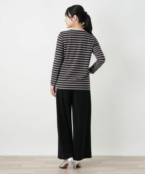 Leilian / レリアン カットソー | ボーダーカットソー【MUSE BY ROCHAS Premiere】 | 詳細3