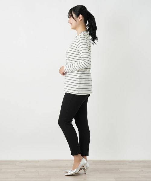 Leilian / レリアン カットソー | ボーダーカットソー【MUSE BY ROCHAS Premiere】 | 詳細5