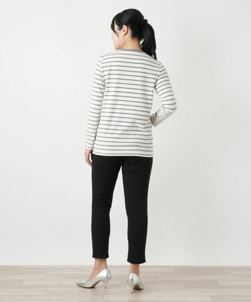 Leilian / レリアン カットソー | ボーダーカットソー【MUSE BY ROCHAS Premiere】 | 詳細6