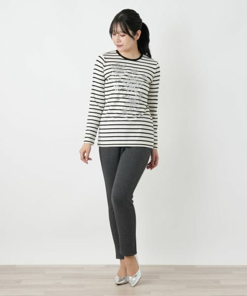 Leilian / レリアン カットソー | ボーダーカットソー【MUSE BY ROCHAS Premiere】 | 詳細7