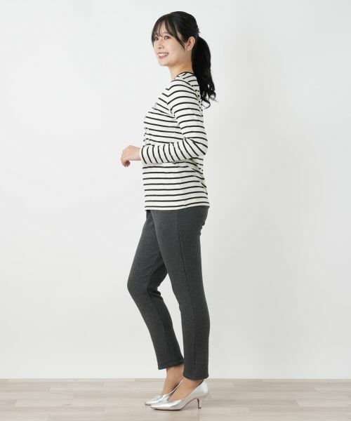 Leilian / レリアン カットソー | ボーダーカットソー【MUSE BY ROCHAS Premiere】 | 詳細8
