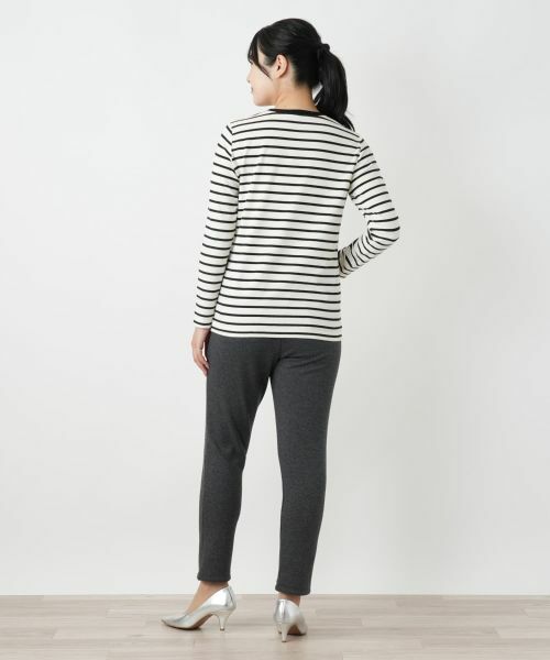 Leilian / レリアン カットソー | ボーダーカットソー【MUSE BY ROCHAS Premiere】 | 詳細9