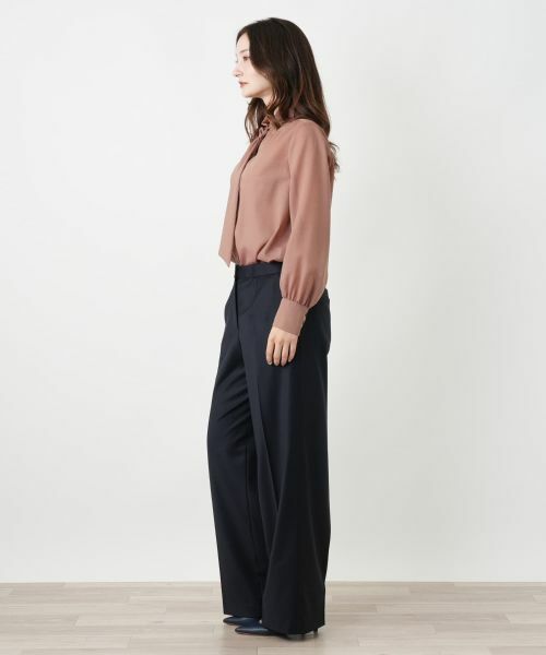 Leilian / レリアン その他パンツ | センタープレスワイドパンツ | 詳細2