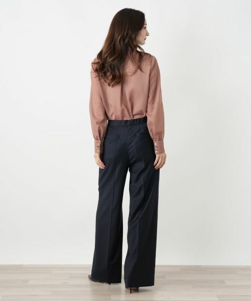 Leilian / レリアン その他パンツ | センタープレスワイドパンツ | 詳細3