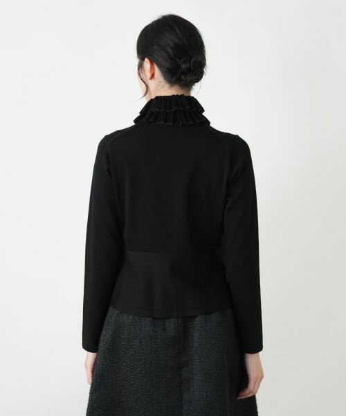 Leilian / レリアン ニット・セーター | 襟付きクルーネックニット | 詳細8