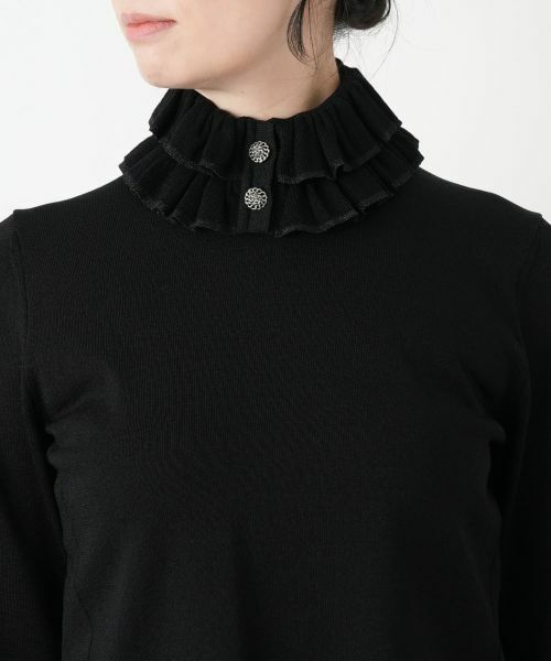 Leilian / レリアン ニット・セーター | 襟付きクルーネックニット | 詳細9