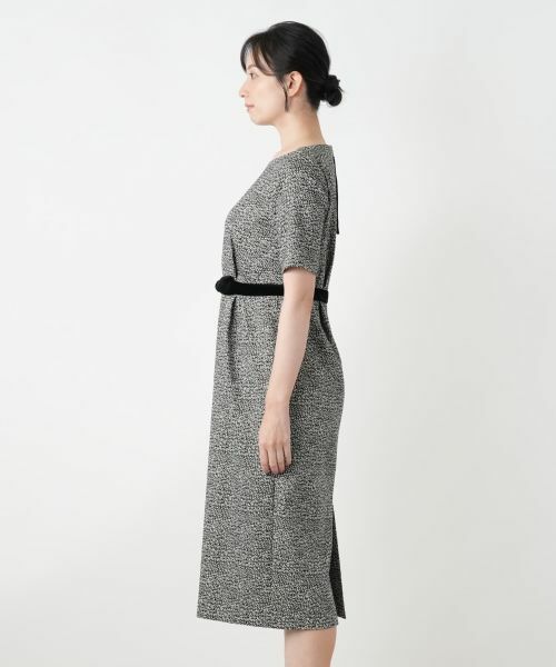 Leilian / レリアン ドレス | ラメ混ウエストリボンワンピース | 詳細5