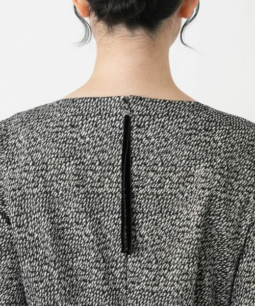 Leilian / レリアン ドレス | ラメ混ウエストリボンワンピース | 詳細8