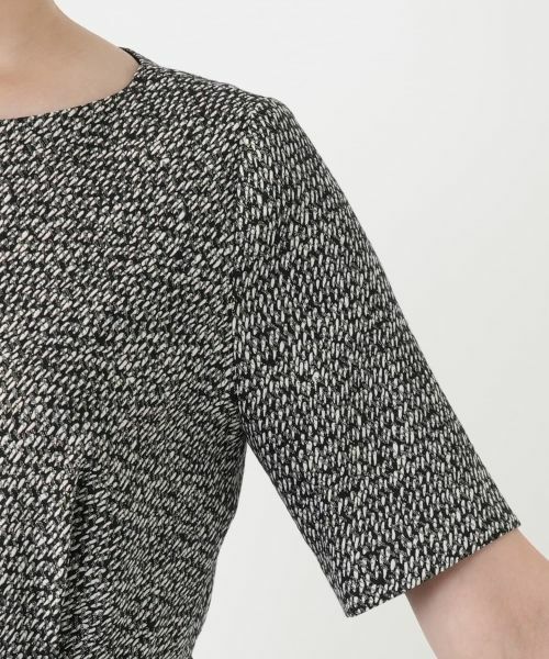 Leilian / レリアン ドレス | ラメ混ウエストリボンワンピース | 詳細9