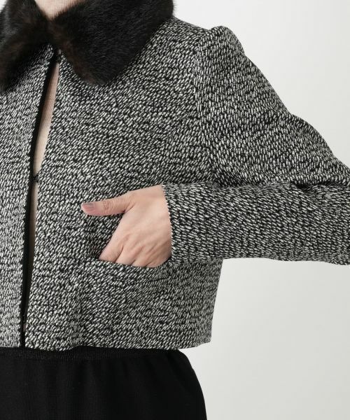 Leilian / レリアン テーラードジャケット | 襟付きショートジャケット | 詳細12