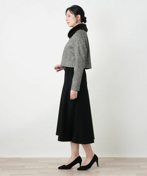 Leilian / レリアン テーラードジャケット | 襟付きショートジャケット | 詳細2